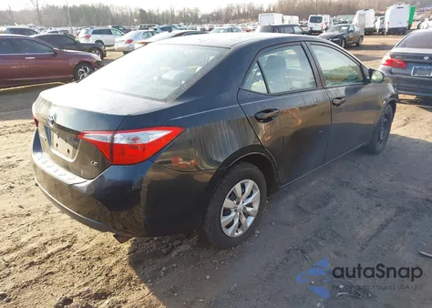 2014 Toyota Corolla Le from USA, damaged, VIN 2T1BURHE1EC123322